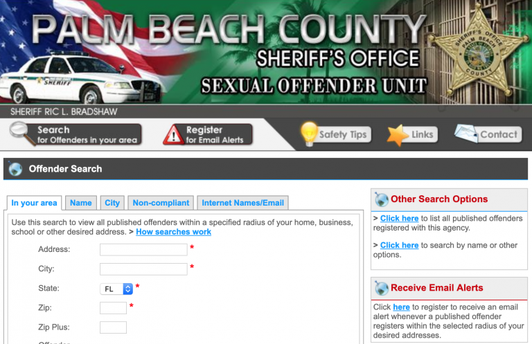 palm beach sheriff office booking blotter